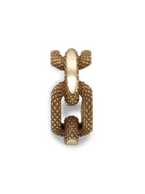 Ambush
Goldtone Sterling Silver Textured Chain Ring