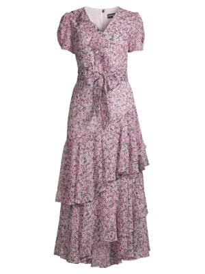 Karl Lagerfeld Paris
Floral Ruffle Midi Dress