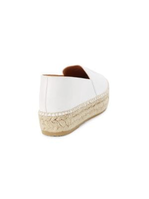 Valentino by Mario Valentino
Jessi Logo Leather Espadrilles