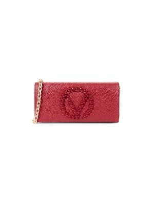 Valentino by Mario Valentino
Nicola Pal Leather Wallet On Chain