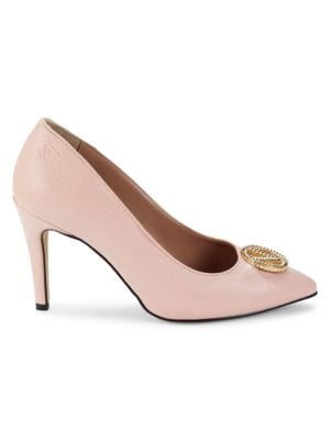 Valentino by Mario Valentino
Clara Monogram Leather Pumps