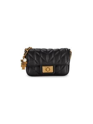 Karl Lagerfeld Paris
Agyness Quilted Leather Textured Crossbody Bag