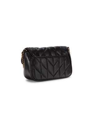 Karl Lagerfeld Paris
Agyness Quilted Leather Textured Crossbody Bag