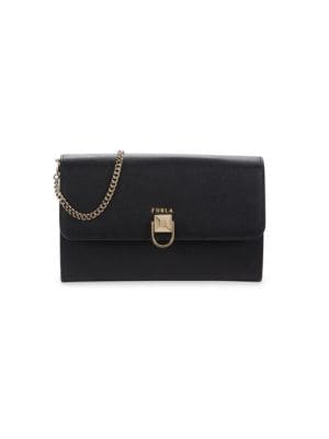 Furla
Circle XL Leather Chain Crossbody Bag