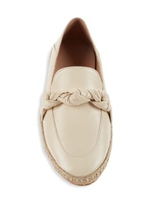 Cole Haan
Knot Leather Espadrille Loafers