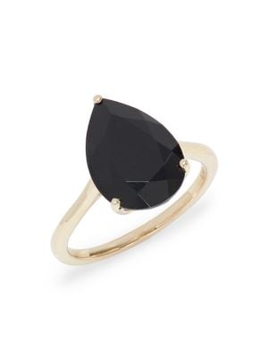 Effy
14K Yellow Gold & Onyx Ring