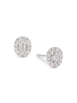 Saks Fifth Avenue
14K White Gold & 0.28 TCW Diamond Stud Earrings