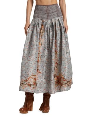 Ulla Johnson
Lena High Waisted Midi Skirt