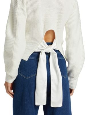 Design History
Rib-Knit Tie-Back Sweater
