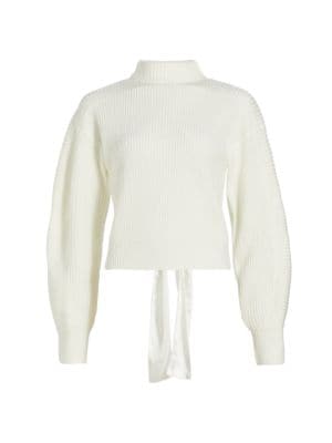 Design History
Rib-Knit Tie-Back Sweater