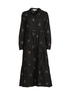 YAL New York
Floral Midi Shirt Dress