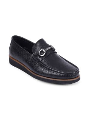 Vellapais
Leather Platform Bit Loafers