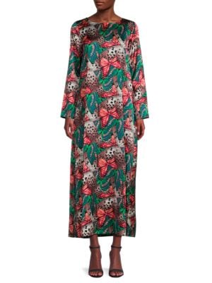 Tahari
                                                                         Print Midi Shirtdress