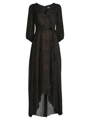 DKNY
Abstract Print Surplice Maxi Dress