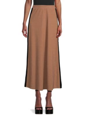 YAL New York
Side Stripe Midi Skirt