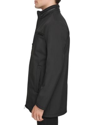 Kenneth Cole
Softshell Hooded Raincoat