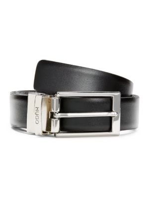 HUGO
Gilvion Frame Buckle Reversible Leather Belt
