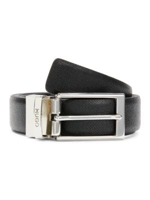 HUGO
Gilvion Frame Buckle Reversible Leather Belt