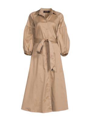 Renee C.
Drop Shoulder Midi Shirt Dress