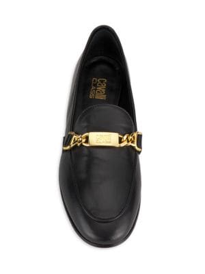 Cavalli Class by Roberto Cavalli Leather Bit Loafers