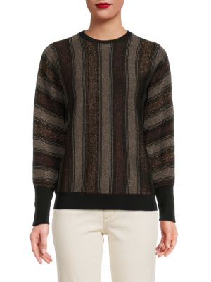 YAL New York
Shimmer Striped Sweater