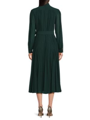 Mikael Aghal
Belted Pleated Midi Dress