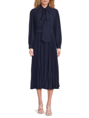 Mikael Aghal
Belted Pleated Midi Dress