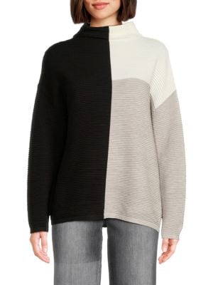 T Tahari
Colorblock Drop Shoulder Sweater