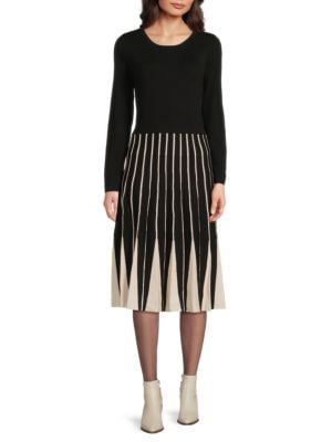 Tahari
                                                                         Print Midi Shirtdress