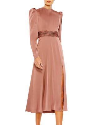 Tahari
                                                                         Print Midi Shirtdress