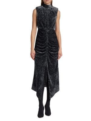 Tahari
                                                                         Accordion Pleated Midi Dress