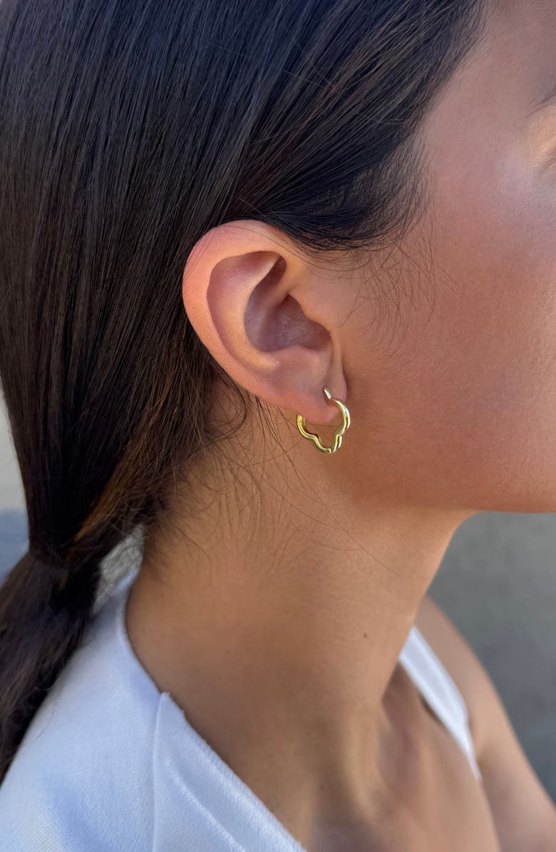 Adornia Clover Hoop Earrings