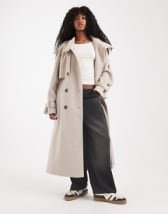ASOS DESIGN twist front bias satin maxi dress with gold hardware in olive green