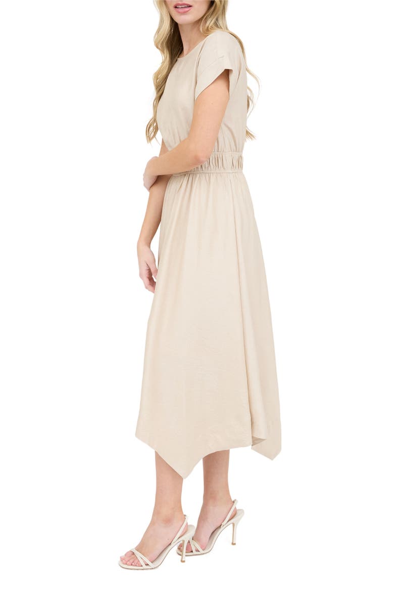 AUGUST SKY Asymmetric Shift Dress