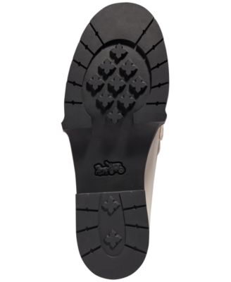 Macy's COACHWomen's Leah Platform Lug Sole Leather Loafers