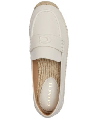 Macy's COACHWomen's Camilla Logo Espadrille Flat Loafers