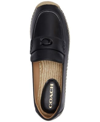 Macy's COACHWomen's Camilla Logo Espadrille Flat Loafers