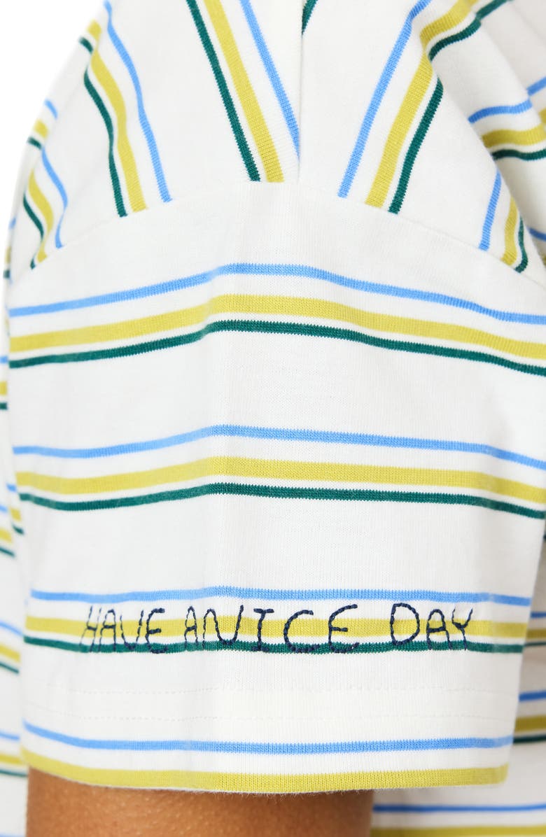 Scotch & Soda Boxy Yarn Dye Stripe T-Shirt