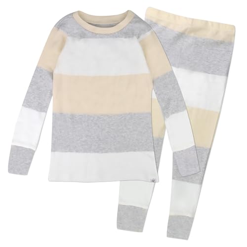 HonestBaby Baby Boys' 2-Piece Pajamas Sleepwear PJs 100% Organic Cotton for Infant Baby and Toddler Boy, Unisex
