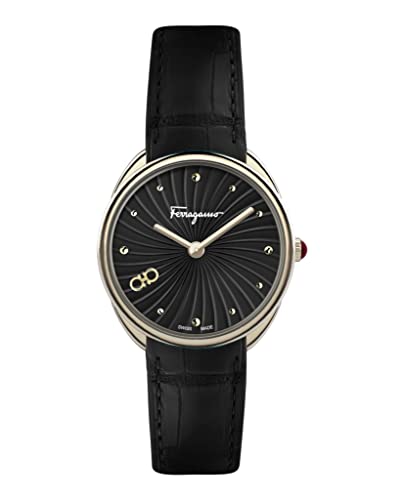 Amazon Ferragamo Womens Swiss Made Watch Cuir Collection