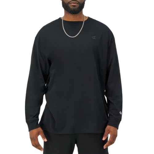Champion Men's Classic Long Sleeve Soft, Comfortable T-Shirt (Regular or Big & Tall)