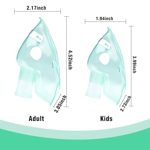 Amazon Nebulizer Replacement Kit for Adults and Kids – Includes Nebulizer Mask and Tubing – with Large PP Storage Box