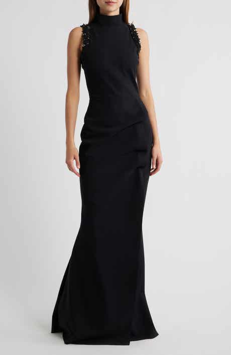 Flutter Sleeve Pleated Midi Dress