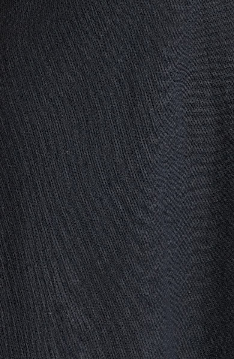 THE GREAT. Bridge Embroidered Cotton Midi Shirtdress