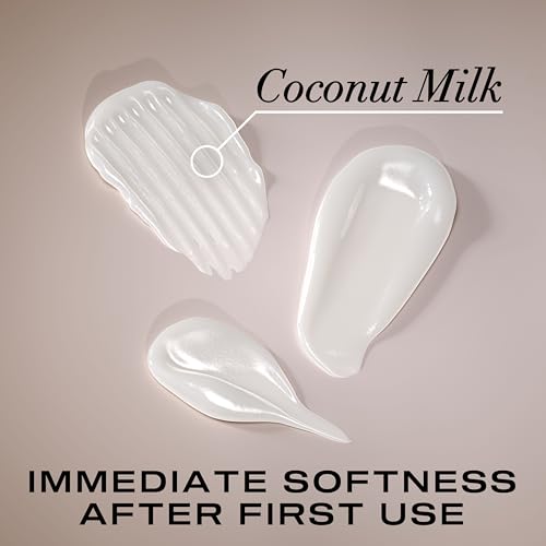 Amazon OGX Nourishing + Coconut Milk Conditioner, Hydrating & Restoring Conditioner Moisturizes for Soft Hair After the First Use, Paraben-Free, Sulfate-Free Surfactants, 25.4 fl. oz