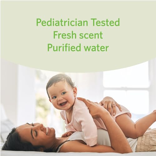 Amazon Amazon Elements Baby Wipes, Fresh, Flip-Top Packs, 810 Count, 9 Packs of 90 Counts
