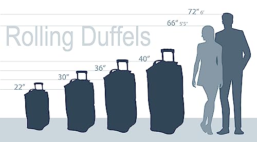 Amazon Rockland Rolling Duffel Bag