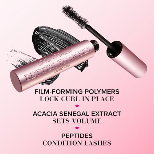 Amazon Too Faced Better Than Sex Volumizing Mascara | Volume, Length + Peptides