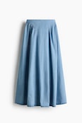 H & M Flared Denim Skirt