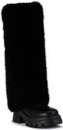 Crest Patch Wool Blend Reefer Coat